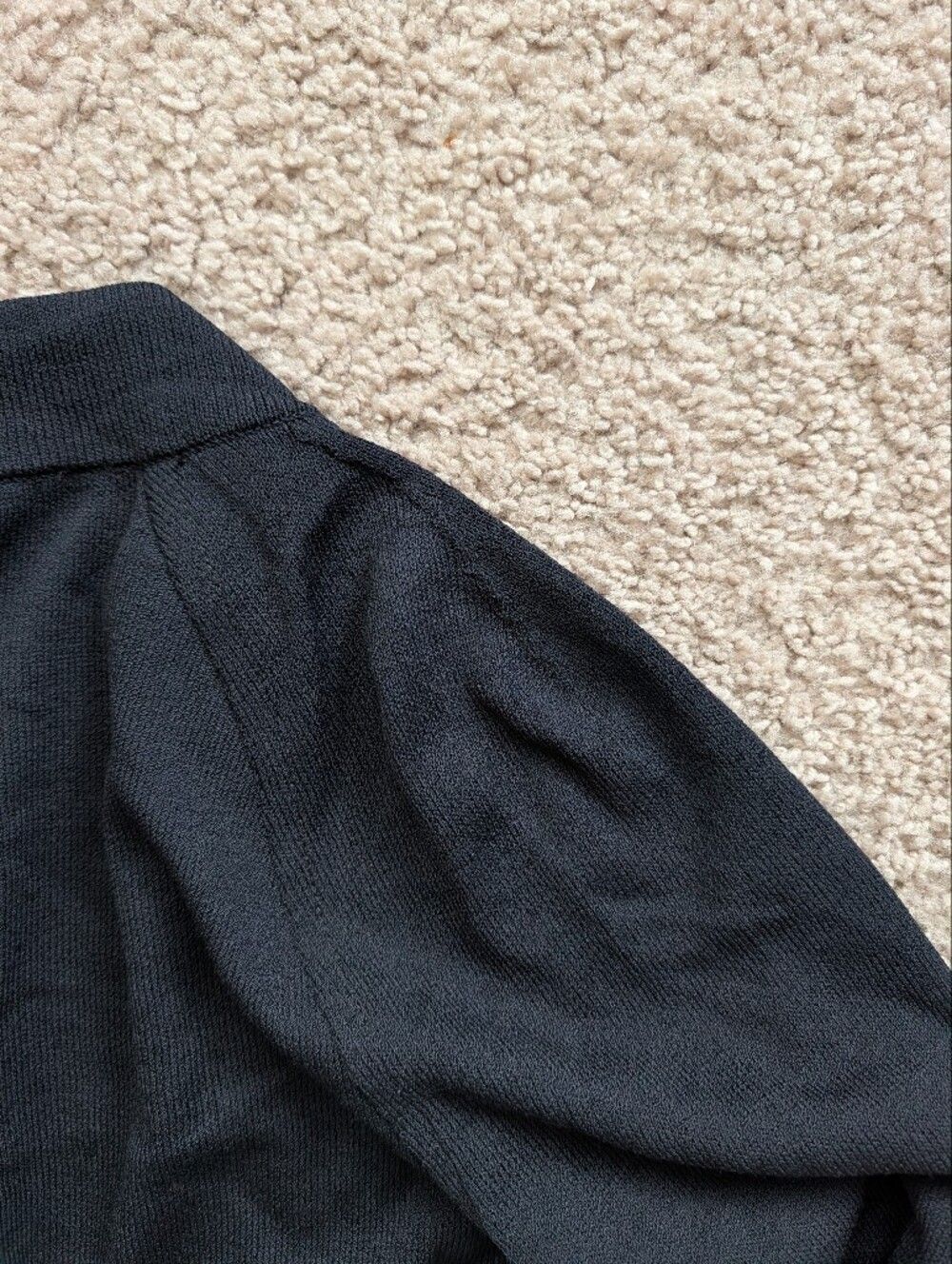 St. John's Sport Womens Black Button Front Metallic Knit Jacket Size Small - Picture 11 of 16